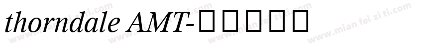 thorndale AMT字体转换